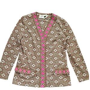 VTG 1970s Blouse Top Saks Fifth Ave Wilroy Traveller New York